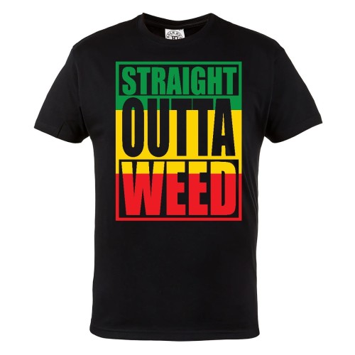 KOSZULKA MĘSKA STRAIGHT OUTTA WEED 