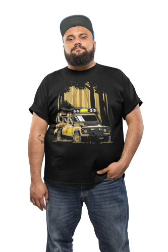 KOSZULKA MOTO MOTORYZACYJNA LAND ROVER DEFENDER 110 4X4 SAMOCHÓD TERENOWY