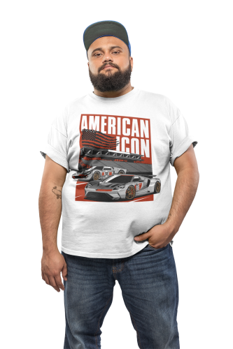 KOSZULKA MOTO MOTORYZACYJNA SAMOCHÓD FORD MUSTANG GT SPORT AMERICAN ICON