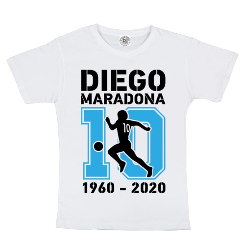 KOSZULKA DZIECIĘCA PIŁKARSKA PIŁKA NOŻNA DIEGO MARADONA 10 1960-2020