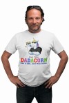 KOSZULKA MĘSKA PERSONALIZOWANA PREZENT NA DZIEŃ OJCA DLA TATY PODAJ IMIĘ JEDNOROŻEC DADACORN 1 DZIECKO