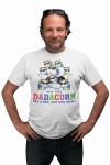 KOSZULKA MĘSKA PERSONALIZOWANA PREZENT NA DZIEŃ OJCA DLA TATY PODAJ IMIĘ JEDNOROŻEC DADACORN 7 DZIECI