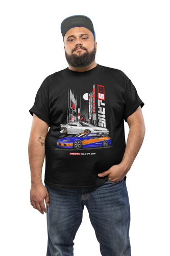 KOSZULKA MOTO MOTORYZACYJNA SPORTOWY SAMOCHÓD NISSAN SILVIA S15