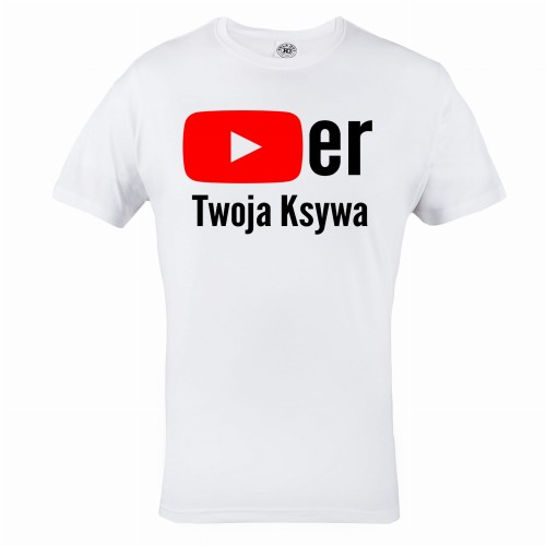 KOSZULKA MĘSKA YOUTUBE YT Z MOJĄ KSYWKĄ! 