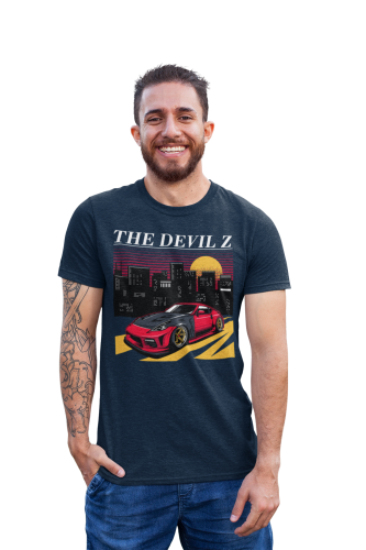 KOSZULKA MOTO MOTORYZACYJNA SAMOCHÓD THE DEVIL Z NISSAN 