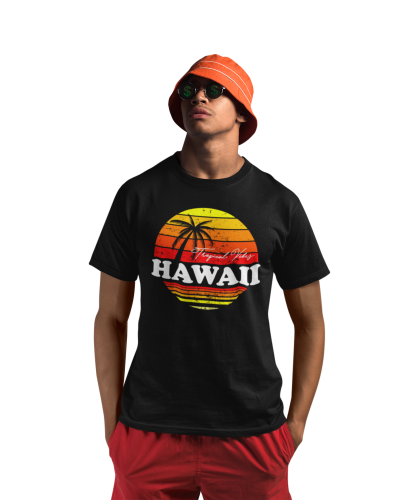KOSZULKA NA LATO WAKACYJNA WAKACJE PALMY HAWAII TROPICAL VIBES 