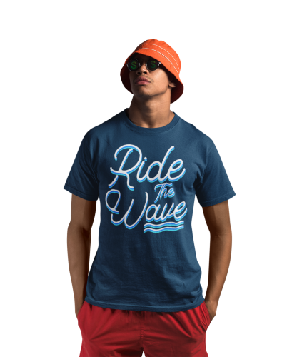 KOSZULKA NA LATO WAKACYJNA WAKACJE SURFING RIDE THE WAVE