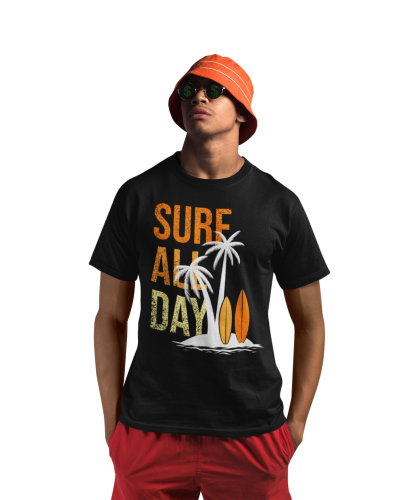 KOSZULKA NA LATO WAKACYJNA WAKACJE PALMY SURFING SURF ALL DAY 