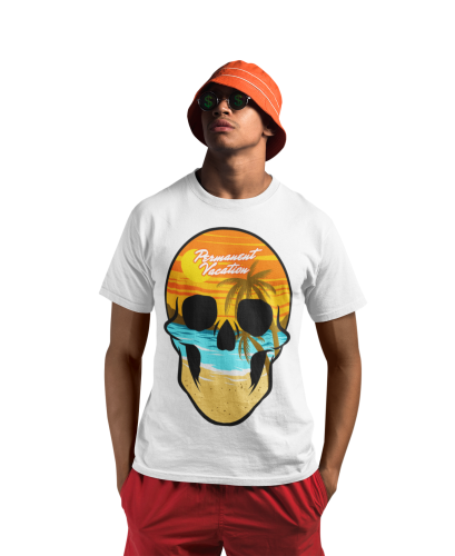 KOSZULKA NA LATO WAKACYJNA WAKACJE CIĄGŁE WAKACJE PERMANENT VACATION CZACHA 