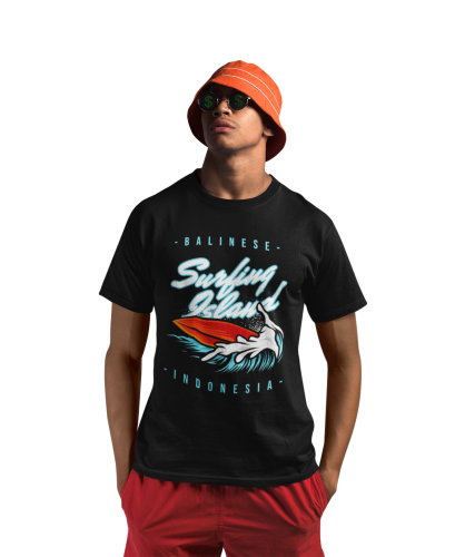 KOSZULKA NA LATO DLA SURFERA WAKACYJNA WAKACJE SURFING ISLAND 