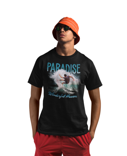 KOSZULKA NA LATO WAKACYJNA WAKACJE RAJ HAWAJE PARADISE WONDERFUL HAWAII 