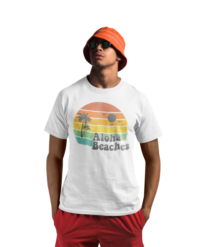 KOSZULKA NA LATO WAKACYJNA WAKACJE SUMMERTIME ALOHA BEACHES 