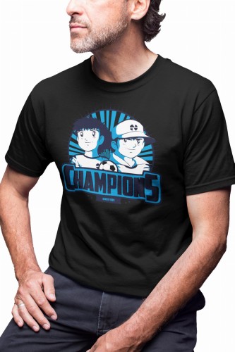KOSZULKA MĘSKA KAPITAN JASTRZĄB CAPTAIN TSUBASA MANGA ANIME CHAMPIONS SINCE 1981 