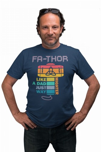 KOSZULKA PREZENT NA DZIEŃ OJCA DLA TATY TATA FATHOR LIKE A DAD JUST WAY MIGHTER 