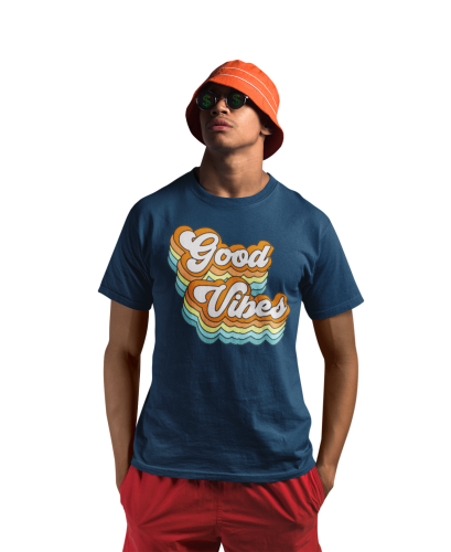 KOSZULKA NA LATO WAKACYJNA WAKACJE SUMMERTIME GOOD VIBES VINTAGE