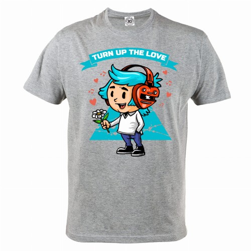 KOSZULKA WALENTYNKOWA PREZENT NA WALENTYNKI DLA NIEGO TURN UP THE LOVE 