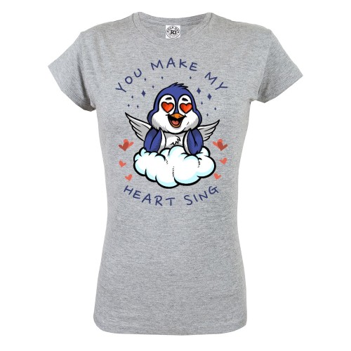 KOSZULKA WALENTYNKOWA PREZENT NA WALENTYNKI DLA NIEJ YOU MAKE MY HEART SING 