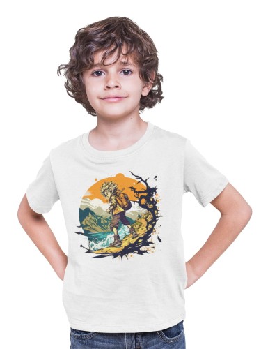 KOSZULKA DZIECIĘCA PODRÓŻNICZA NA OBÓZ W GÓRY HARCERSKA PODRÓŻE PRZYGODY ADVENTURE 