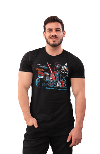 KOSZULKA STAR WARS GWIEZDNE WOJNY VISIT THE DEATH STAR GWIAZDA ŚMIERCI DARTH VADER