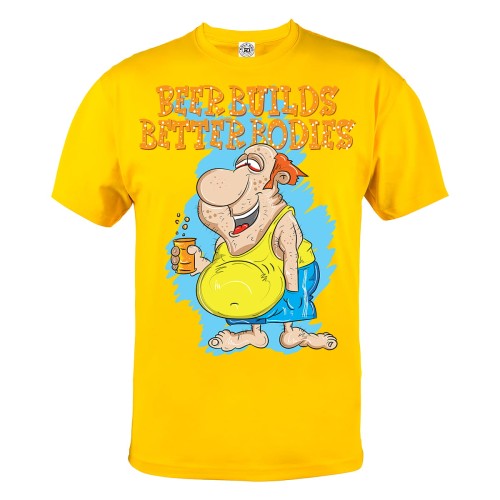 KOSZULKA ŚMIESZNE BEER BUILDS BEETER BODIES 8