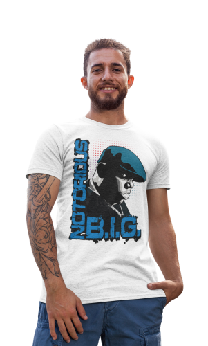 KOSZULKA MUZYCZNA RAPER NOTORIOUS BIG BIGGIE SMALLS 