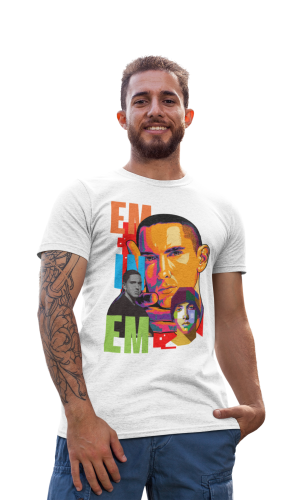 KOSZULKA MUZYCZNA RAPER AMERYKAŃSKI RAP EMINEM SLIM SHADY 