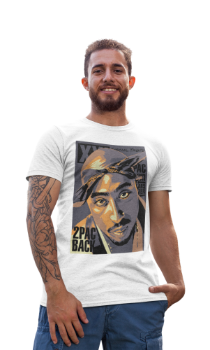 KOSZULKA MUZYCZNA RAPER AMERYKAŃSKI RAP 2PAC TUPAC SHAKUR 
