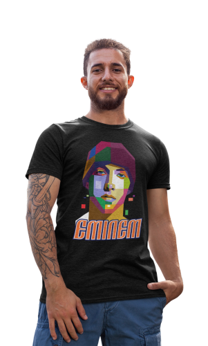 KOSZULKA MUZYCZNA RAPER AMERYKAŃSKI RAP EMINEM PIXEL STYLE 