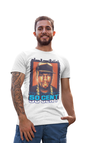 KOSZULKA MUZYCZNA RAPER AMERYKAŃSKI RAP 50 CENT HIP HOP 