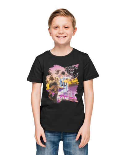 KOSZULKA DZIECIĘCA PIŁKARSKA PIŁKA NOŻNA LEO LIONEL MESSI INTER MIAMI