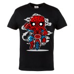 KOSZULKA SPIDER MAN ON A BIKE