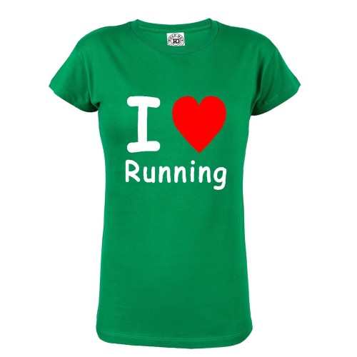 KOSZULKA DAMSKA I LOVE RUNNING 2