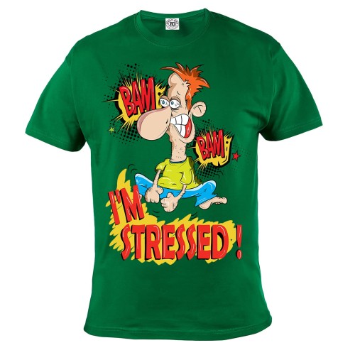 KOSZULKA ŚMIESZNE I'M STRESSED 5