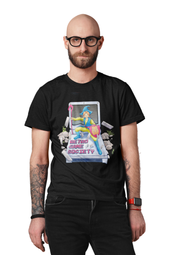 KOSZULKA GAMINGOWA DLA GRACZA ŚWIAT GIER VIDEO RETRO GAME SOCIETY 