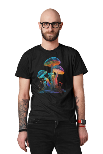KOSZULKA MĘSKA GRZYBKI HALUCYNKI GRZYBKI HALUCYNOGENNE ODLOT 