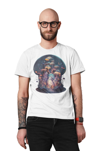 KOSZULKA MĘSKA GRZYBKI HALUCYNKI GRZYBKI HALUCYNOGENNE ODLOT 03 