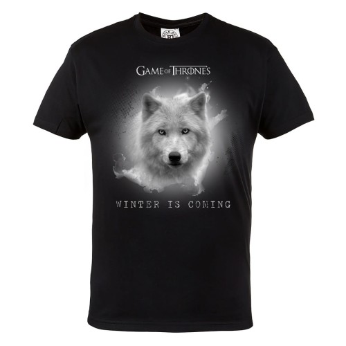 GRA O TRON KOSZULKA MĘSKA GAME OF THRONES WILK 