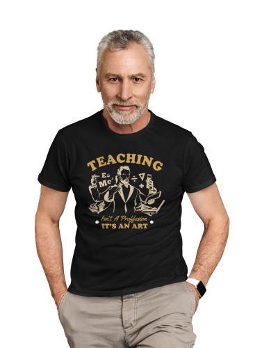 KOSZULKA MĘSKA DLA NAUCZYCIELA BELFER DZIEŃ NAUCZYCIELA PREZENT TEACHING AN ART 