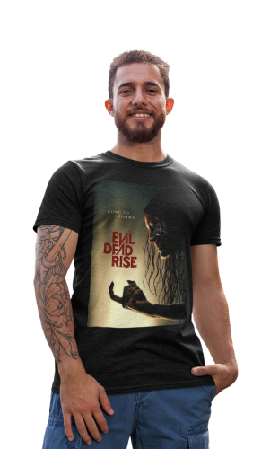 MĘSKA KOSZULKA FILMOWA Z NADRUKIEM NA HALLOWEEN HORROR MARTWE ZŁO PRZEBUDZENIE EVID DEAD RISE 