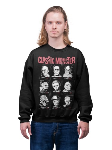 MĘSKA BLUZA NA HALLOWEEN HORROR CLASSIC MONSTER POSTACIE 