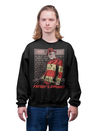 MĘSKA BLUZA NA HALLOWEEN HORROR FREDDY'S COMING KOSZMAR Z ULICY WIĄZÓW 