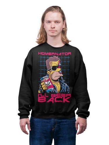 MĘSKA BLUZA NA HALLOWEEN HORROR HOMERNATOR SIMPSONOWIE 