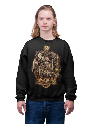MĘSKA BLUZA KLASYK WŁADCA PIERŚCIENI LORD OF THE RINGS BOHATEROWIE POSTACIE 