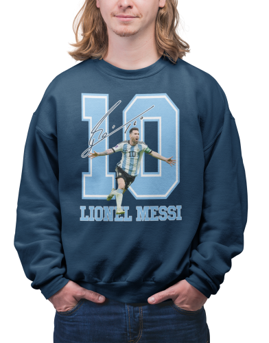 MĘSKA BLUZA PIŁKA NOŻNA DLA PIŁKARZA GOAT LIONEL MESSI 10 AUTOGRAF