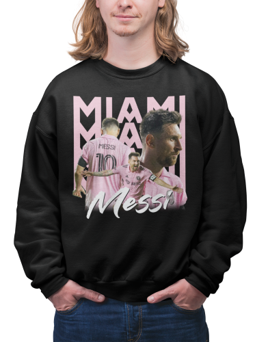 MĘSKA BLUZA DLA PIŁKARZA PIŁKA NOŻNA LEO MESSI INTER MIAMI 