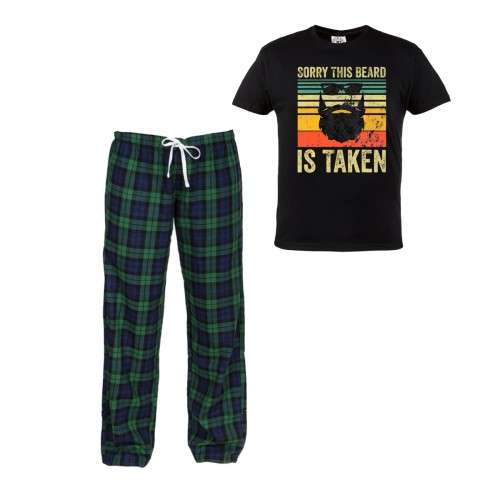 MĘSKA PIŻAMA DLA BRODACZA NA PREZENT BRODA SORRY THIS BEARD IS TAKEN 1