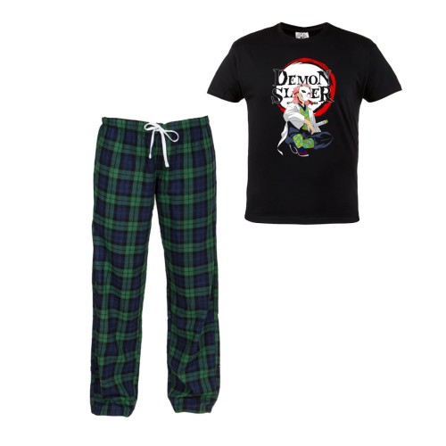 MĘSKA PIŻAMA NA PREZENT ANIME SHONEN MANGA DEMON SLAYER SABITO 1