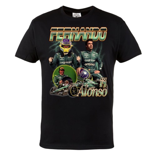 MĘSKA PIŻAMA NA PREZENT FORMUŁA 1 F1 FERNANDO ALONSO WYŚCIGI 2