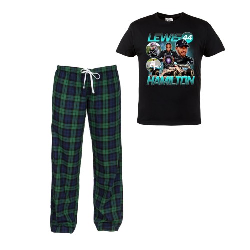 MĘSKA PIŻAMA NA PREZENT FORMUŁA 1 F1 LEWIS HAMILTON WYŚCIGI 1