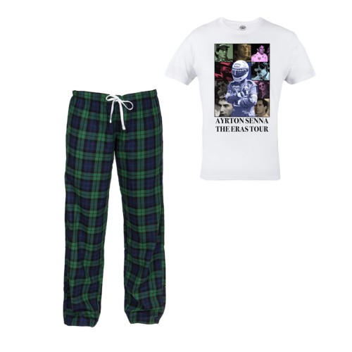 MĘSKA PIŻAMA NA PREZENT FORMUŁA 1 F1 AYRTON SENNA WYŚCIGI 1